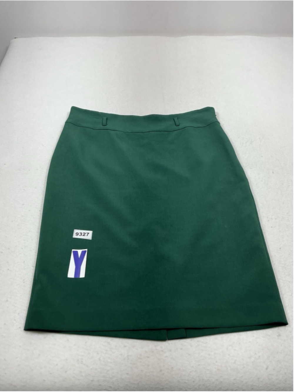 Womans Excellent Evan Picone Black Label Midi Skirt Green Size 14